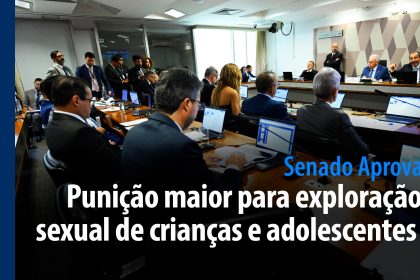 Senado aprova punição maior para exploração sexual infantil