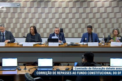 Profissionais da educação pedem correção de verbas do Fundeb DF