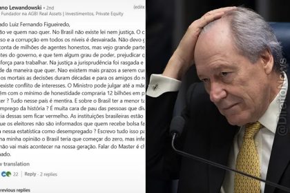 Irmão de Lewandowski: Brasil não tem lei nem justiça