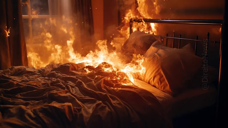 Mulher condenada a 17 anos por atear fogo no marido em SC