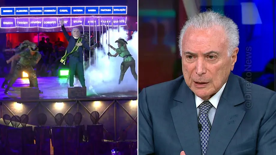 Temer critica falta de rigor histórico em desfile sobre Lula