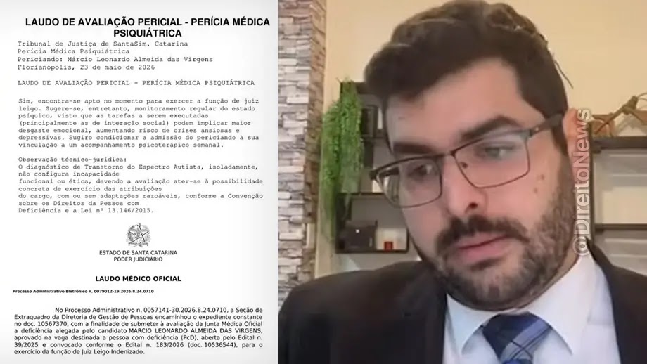 Advogado autista juiz: nomeação barrada por tribunal